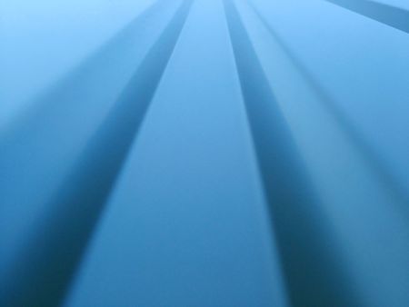 Abstract view of a metallic building wallの写真素材