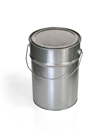 Closed tin can (w clipping path)の写真素材
