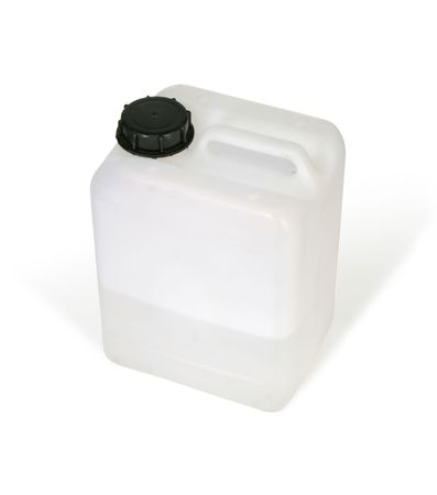 White plastic bottle (w clipping path)の写真素材