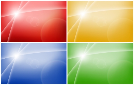 Illustration of colorful blurry background with light trailsのイラスト素材