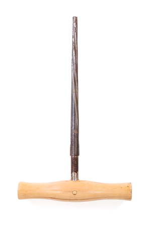 Conic reamer, luthier's hand tool to make peg-box holes for tuning pegsの写真素材