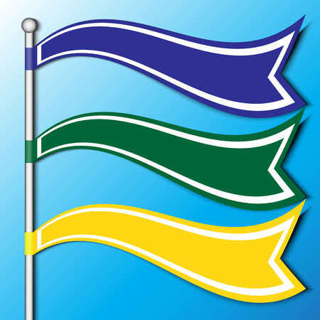 The Flag Bannerのイラスト素材