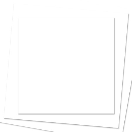 Stacked Square White Paper Frame Vector Illustrationのイラスト素材