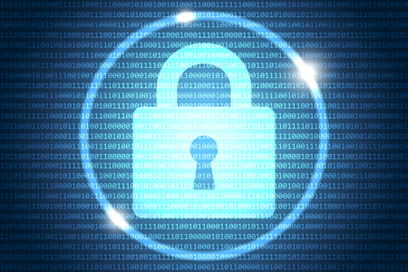 Blue Future Technology Internet Security Background Vector Illustration.のイラスト素材