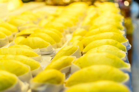 Durian Lobe King of Fruit Selective Focusの写真素材