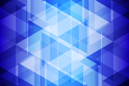 Blue Geometric Light and Shadow Abstract Background Vector Illustrationのイラスト素材