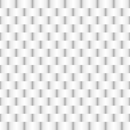 White Weave Rectangle Abstract Background Seamless Pattern Vector Illustrationのイラスト素材