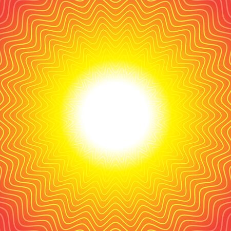 Red Hot Wave Radiant Abstract Background Vector Illustrationのイラスト素材