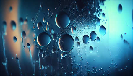 an abstract background that resembles the movement of water in a fountain. The water droplets in the fountain create a misty effect, giving the image a dynamic and fluid appearance.の素材