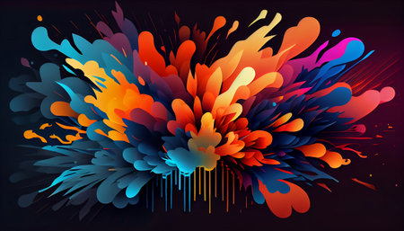 a digital artwork a smooth transition of different shades and variations of colors that are blended together in a gradient. creating a unique and dynamic effect that is both vibrant and lively.の素材