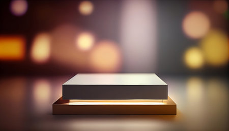 a luxurious stand designed to highlight high-value products with elegance and opulence stunning background add glamour and sophistication, making it ideal for showcasing luxury goodsの素材