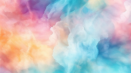 a beautiful watercolor abstract background, a soft and dreamy website design. The delicate brushstrokes and soft color a calming and soothing atmosphere, ideal for websites focused on wellness, beautyの素材