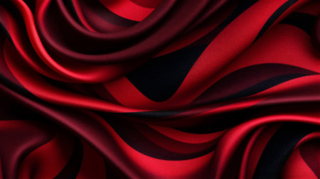 a bold and dynamic pattern in shades of red and black, perfect for social media posts on sports or entertainment. The abstract shapes and lines create a sense of movement and energyの素材