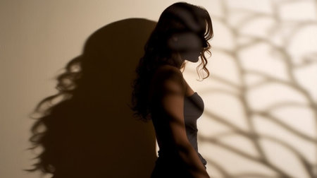 This image prompt invites photographers to explore the fascinating world of creative shadows, utilizing light and darkness to capture captivating and thought-provoking images that ignite inspiration.の素材