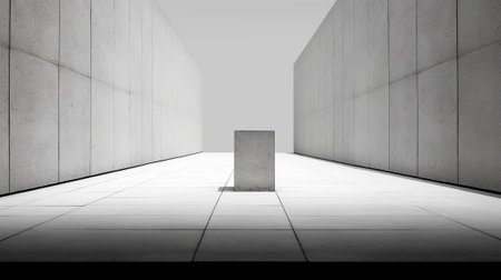 This photograph captures the essence of minimalism through the power of black and white. The interplay of contrast and simplicity, showcasing the beauty that arises from the absence of color.の素材