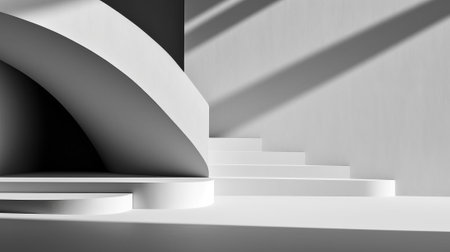 capture the beauty of minimalism interplay of lines and curves in their compositions. Emphasizing simplicity in the delicate balance between clean lines and graceful curvesの素材