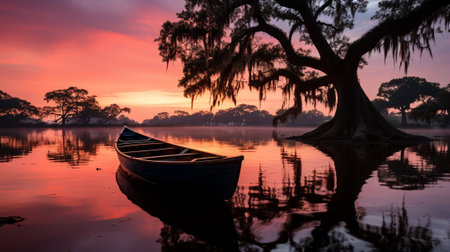 Immerse yourself in the enigmatic beauty of hidden marshlands, where nature's secrets unfold amidst a mystical atmosphere. Capture the ethereal ambiance that emerges during misty morningsの素材