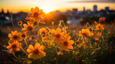 This image prompt invites photographers to capture the dynamic seasonal transitions within an urban oasis, showcasing the vibrant interplay between nature and the cityscape.の素材