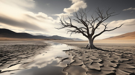"Shadows in Motion" is a captivating photograph that explores the interplay between sunlight and clouds, resulting in striking shadow patterns that dance across the landscape.の素材