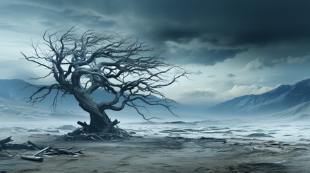 Horizons Unveiled is a stunning panoramic landscape photograph that captures the vast expanse of a dramatic sky, immersing viewers in a world of awe-inspiring beauty.の素材