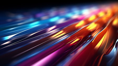 exploration of vibrant and abstract patterns generated by various sources of electric energy. The vivid allure of neon signs, trails of lights in motion, and the explosive bursts of colorful fireworksの素材