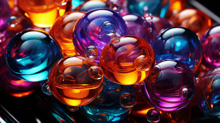 the essence of vibrant abstract patterns formed by freezing. The stillness of the frozen moment reveals the intricate beauty and dynamic energy contained within these transient elements.の素材