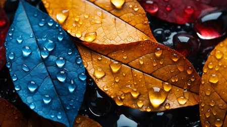 This collection of photographs celebrates the intricate and colorful textures, patterns, and shapes found on flowers, leaves, and rocks. Through close-up shots and creative compositions.の素材