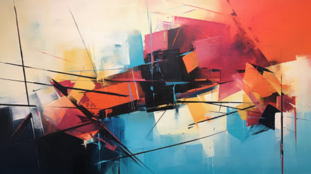 The interplay of vivid hues and fluid forms evokes the electrifying moment of discovery and innovation. your own imaginative spark as you explore the boundless realm of inventive thinking.の素材