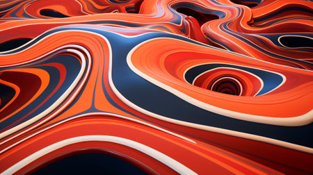 This abstract pattern captures the magical journey of Santa Claus on Christmas Eve as he traverses the night sky. The artwork showcases dynamic lines and curves that symbolize the path of sleigh.の素材