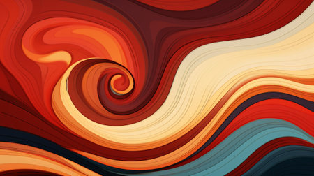 This abstract pattern captures the magical journey of Santa Claus on Christmas Eve as he traverses the night sky. The artwork showcases dynamic lines and curves that symbolize the path of sleigh.の素材