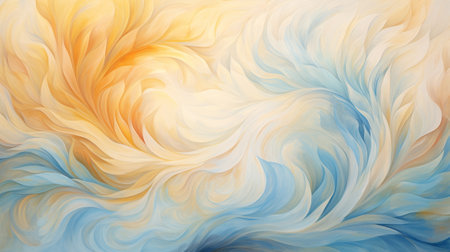 This abstract pattern captures the ethereal essence of Christmas with its delicate waves of angel feathers. The flowing and intertwined feathers create a sense of movement and grace.の素材
