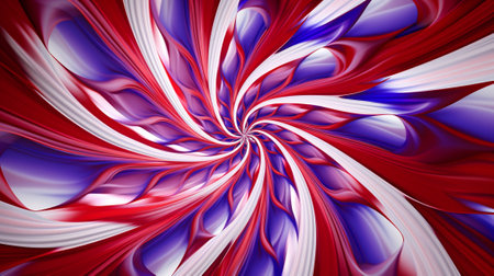 inspiration from the iconic candy canes of the holiday season, creating a mesmerizing kaleidoscopic arrangement. Vivid colors and graceful curves converge to evoke feelings of joy and sweetnessの素材