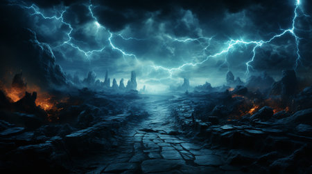 the awe-inspiring power and beauty of a summer thunderstorm through stunning photographs of lightning strikes. the dynamic and dramatic moments of nature's fury as it unfolds across the summer skies.の素材
