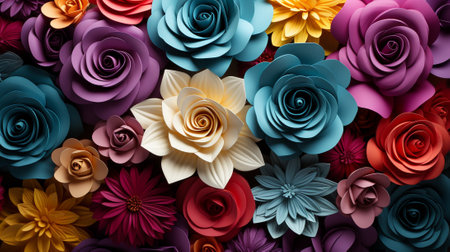 Explore the enchanting world of floral abstraction as we use swirling patterns to represent the vibrant and diverse petals of various flowers. This art form combines color, form, and imaginationの素材