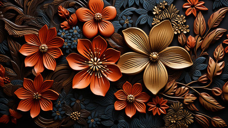Explore the world of embossed art techniques on canvas, where experimentation leads to intricate and tactile patterns. carefully applied paint, adding depth and texture to your artistic creations.の素材
