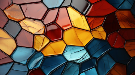 This mesmerizing artwork reflects the delicate equilibrium between nature's wonders and human influence. Each tile in this captivating mosaic represents a unique facet of our coexistenceの素材
