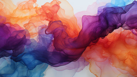 alcohol ink art can vividly express emotions through captivating abstract patterns and carefully chosen color palettes. Immerse yourself in a world of color psychology and artistic interpretation.の素材