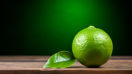 a tantalizing lime, perfectly lit to accentuate its freshness. Ideal for use in culinary blogs, food-related websites, or promotional material. Ample copy space for your creative expressions.の素材