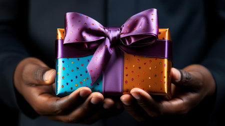 the heartwarming joy of gift exchange captured in our photos. From vibrant wrapping to beaming faces, our images encapsulate the happiness and camaraderie of sharing gifts during special occasionsの素材