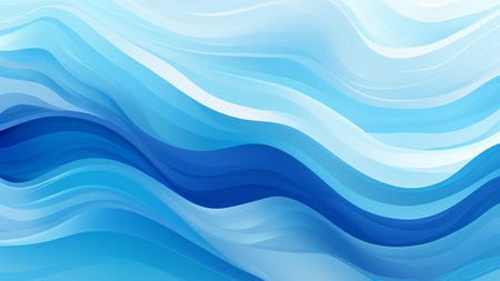 Ocean Blue and Aqua abstract pattern wallpaper. This cool and relaxing design will transform any room into a tranquil oasis. Perfect for adding a touch of serenity to your interior decor.の素材