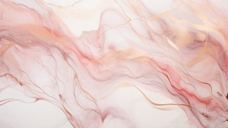 luxurious Rose Gold and Marble abstract pattern wallpaper. This elegant home decor solution adds a touch of opulence to any room. Explore our stunning collection of high-quality wallpaper designsの素材
