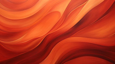 stunning Sunset Orange and Deep Red abstract pattern, creating a warm and inviting atmosphere. This unique design adds a touch of elegance to any project, from interior decor to digital graphicsの素材
