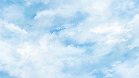 Elevate your space with our Sky Blue and White abstract pattern wallpaper. Its clean and fresh design adds a touch of serenity to any room. Explore our collection nowの素材