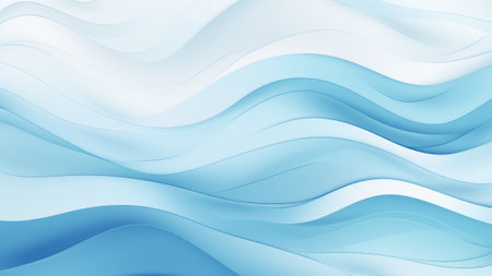 Elevate your space with our Sky Blue and White abstract pattern wallpaper. Its clean and fresh design adds a touch of serenity to any room. Explore our collection nowの素材