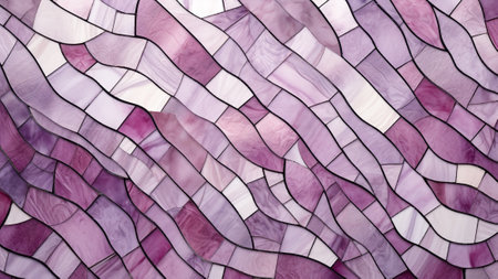 Discover the beauty of abstract patterns with our elegant Plum and Gray Mosaic Tiles design. Get inspired by the fusion of rich colors and intricate patterns in this unique abstract designの素材