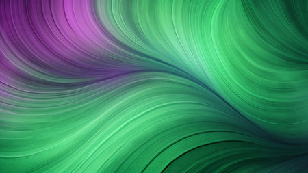 the captivating world of abstract patterns in vibrant violet and lime green hues. Our Fractal Waves design offers a stunning blend of colors and shapes that will transform your creative projects.の素材