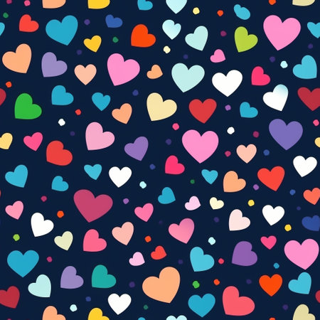 Elevate your Valentine's Day gifting with our charming Heart Confetti wrapping paper. Delicately designed with scattered heart-shaped confetti in a myriad of enchanting colors, this delightful patternの素材