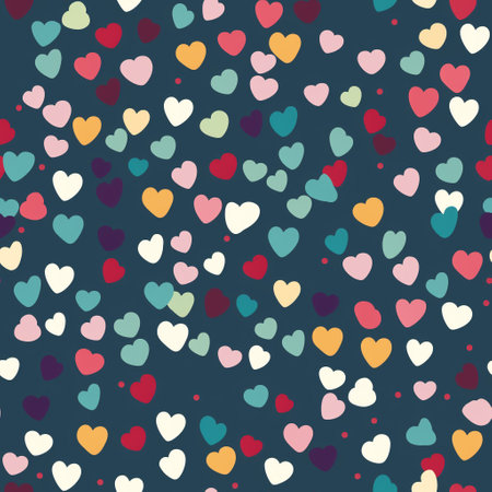 Elevate your Valentine's Day gifting with our charming Heart Confetti wrapping paper. Delicately designed with scattered heart-shaped confetti in a myriad of enchanting colors, this delightful patternの素材