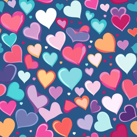 Express your affection with our exclusive Valentine's Day wrapping paper featuring a charming heart collage pattern. Perfect for gifts and surprises, this delightful paper is a symbol of loveの素材