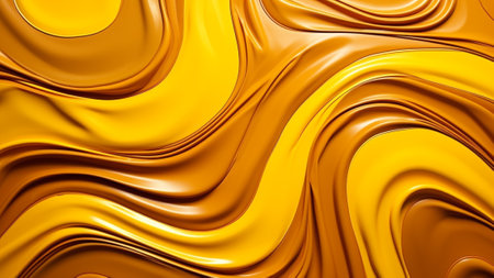 abstract patternsMustard Yellow and Rust Fluid Color Waves design. colorful waves that elegantly blend and intertwine, a visually stunning and versatile backdrop. Perfect for a variety of applicationsの素材